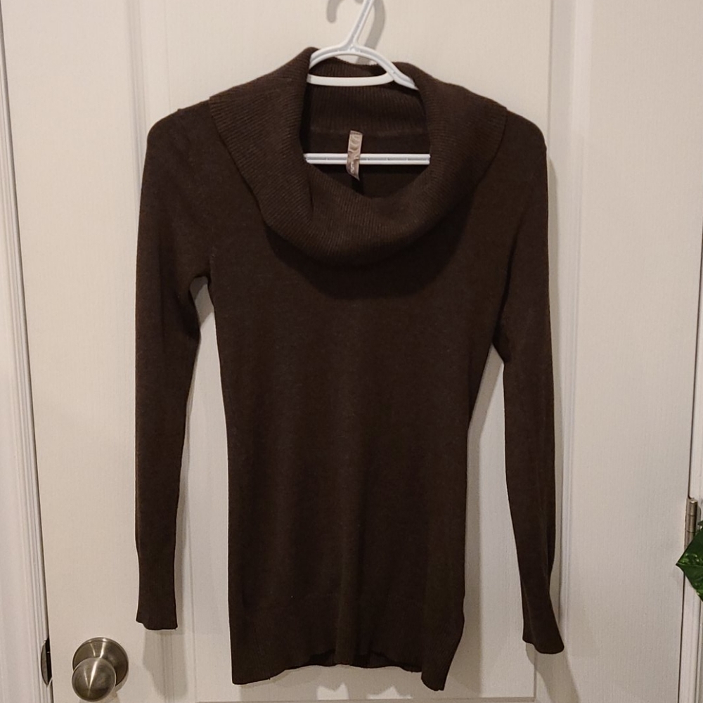 Maternity sweater dress